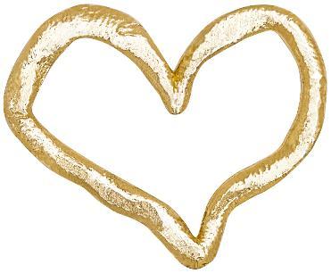 Large Heart Smushie Charm Jewelry Helen Ficalora 14k Yellow Gold