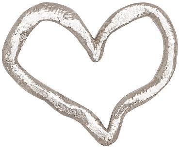 Large Heart Smushie Charm Jewelry Helen Ficalora 14k White Gold