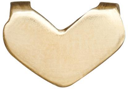 Heart Spacer Charm Jewelry Helen Ficalora 14k Yellow Gold
