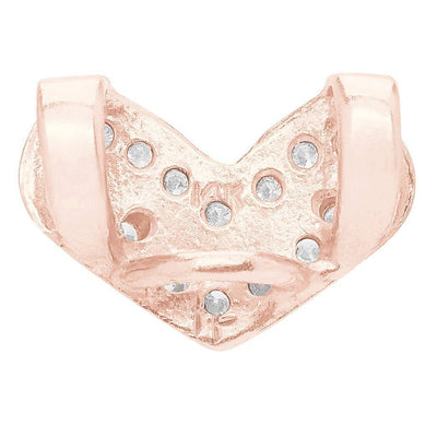 Heart Spacer Charm With 16 Diamonds Jewelry Helen Ficalora