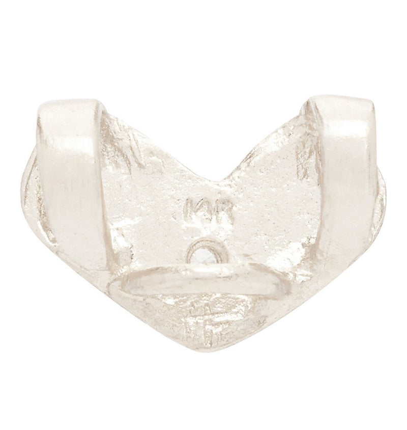 Heart Spacer Charm With Diamond Jewelry Helen Ficalora For Necklaces And Bracelets