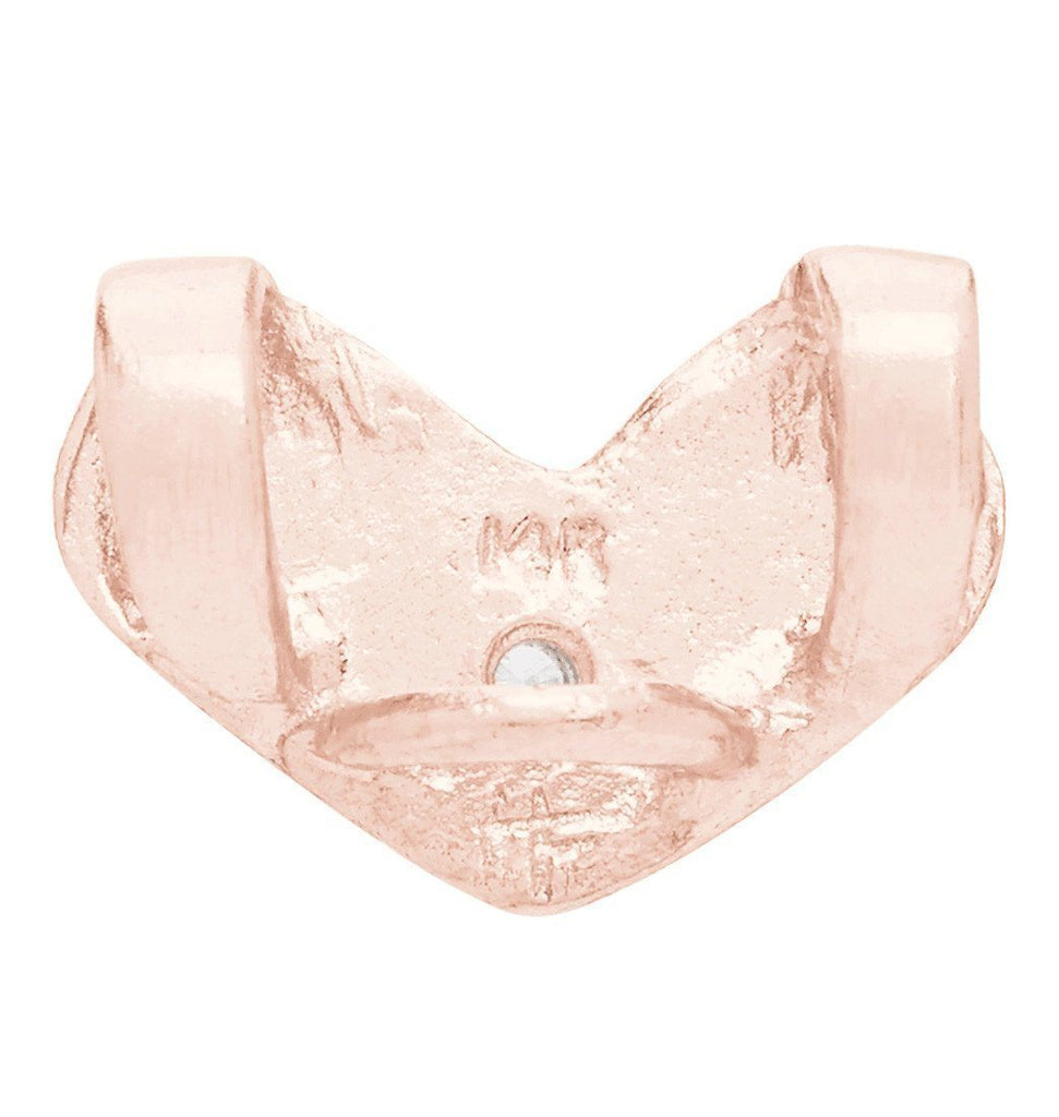 Heart Spacer Charm With Diamond Jewelry Helen Ficalora 