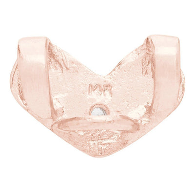 Heart Spacer Charm With Diamond Jewelry Helen Ficalora 