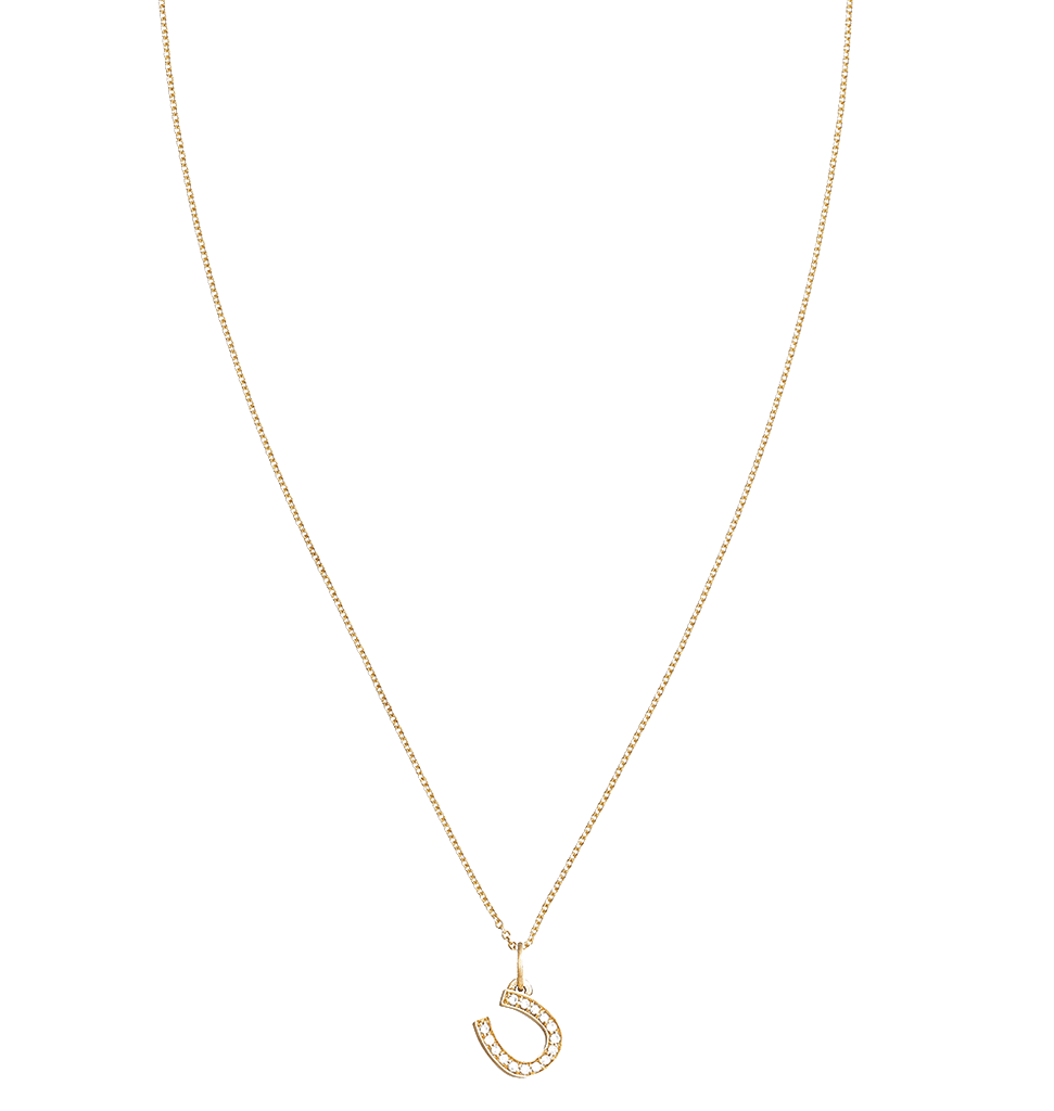 Horseshoe Mini Charm Pave Diamonds -  - Jewelry - Helen Ficalora - 4For Necklaces And Bracelets