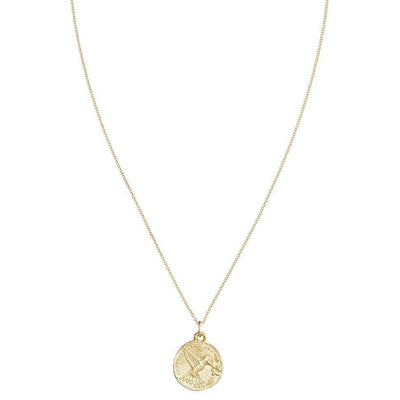 Helen Ficalora 14k Gold Hummingbird Coin Charm for Bracelets & Necklaces