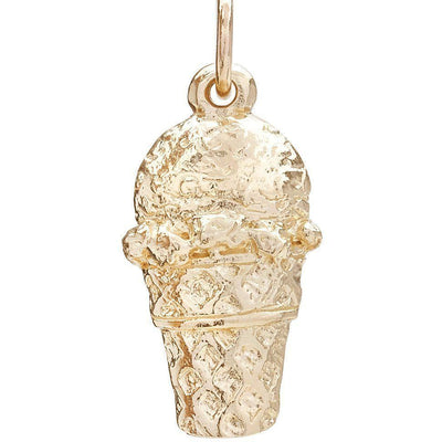 Ice Cream Scoop Mini Charm Jewelry Helen Ficalora 14k Yellow Gold