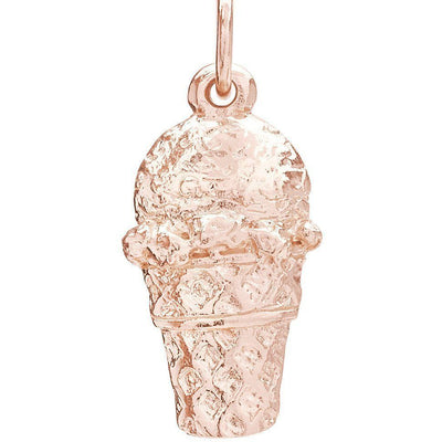 Ice Cream Scoop Mini Charm Jewelry Helen Ficalora 14k Pink Gold