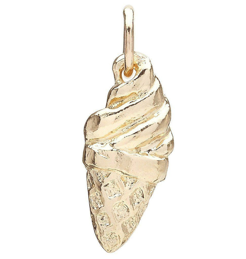 Ice Cream Swirl Mini Charm Jewelry Helen Ficalora 14k Yellow Gold For Necklaces And Bracelets