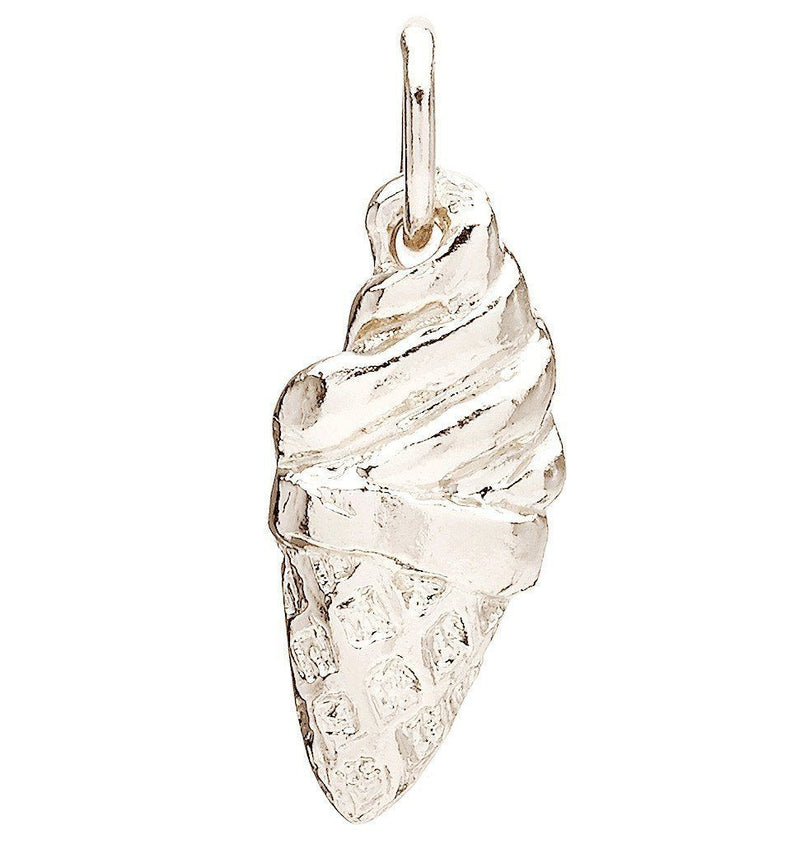 Ice Cream Swirl Mini Charm Jewelry Helen Ficalora 14k White Gold For Necklaces And Bracelets