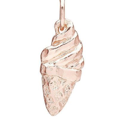 Ice Cream Swirl Mini Charm Jewelry Helen Ficalora 14k Pink Gold For Necklaces And Bracelets