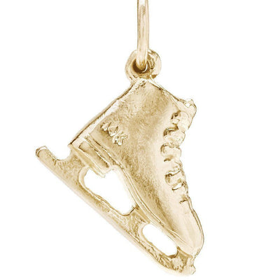 Ice Skate Mini Charm Jewelry Helen Ficalora 14k Yellow Gold