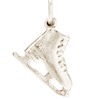 Ice Skate Mini Charm Jewelry Helen Ficalora 14k White Gold