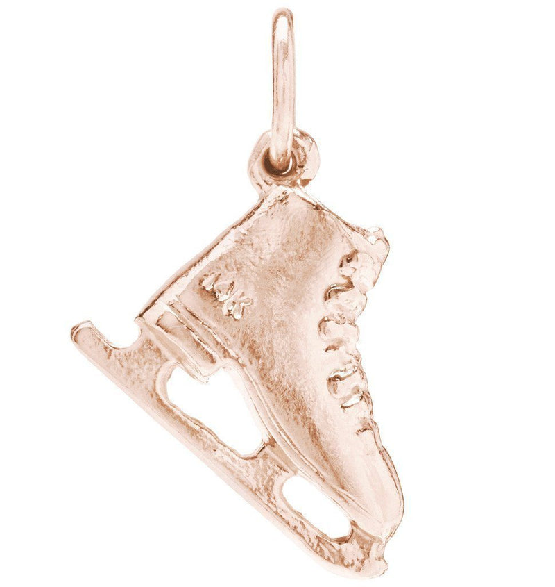 Ice Skate Mini Charm Jewelry Helen Ficalora 14k Pink Gold
