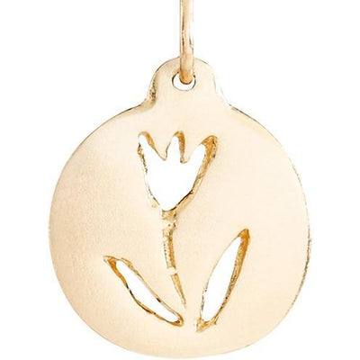 JG Tulip Charm Jewelry Helen Ficalora 14k Yellow Gold 16in
