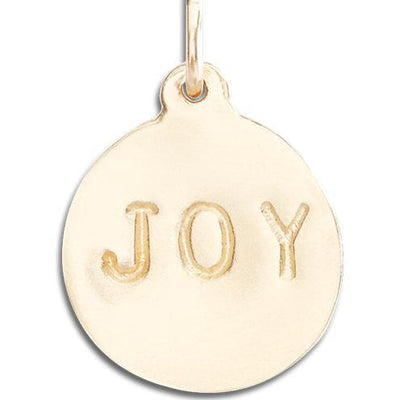 Helen Ficalora 14k Yellow Gold "Joy" Charm for Bracelets & Necklaces