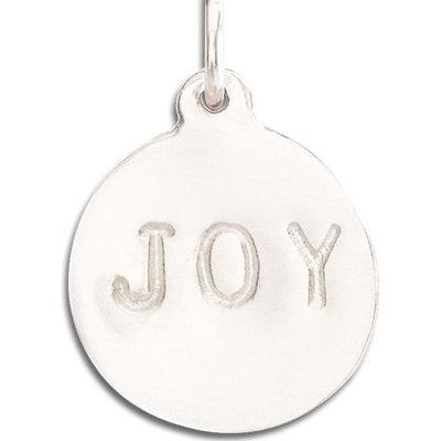 Helen Ficalora 14k White Gold "Joy" Charm for Bracelets & Necklaces