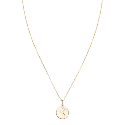 "K" Alphabet Charm With Diamond -  - Jewelry - Helen Ficalora - 5