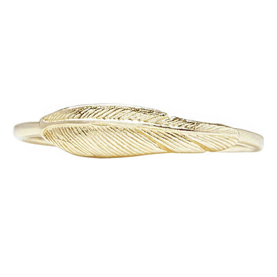 Large Feather Stacking Ring