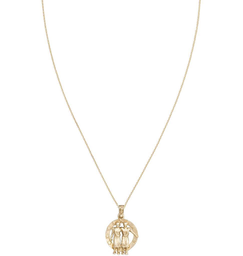 Large Gemini Zodiac Charm Jewelry Helen Ficalora 