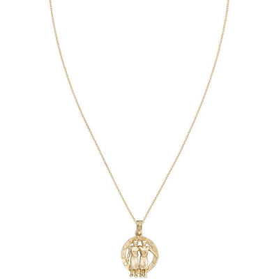 Large Gemini Zodiac Charm Jewelry Helen Ficalora 