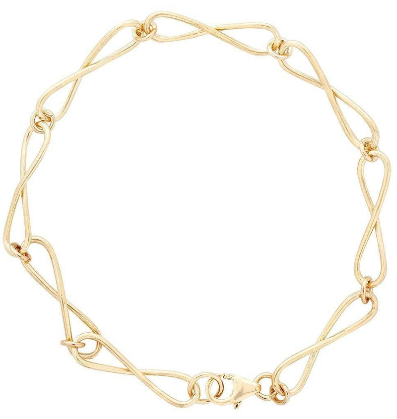 Large Infinity Bracelet Jewelry Helen Ficalora 14k Yellow Gold