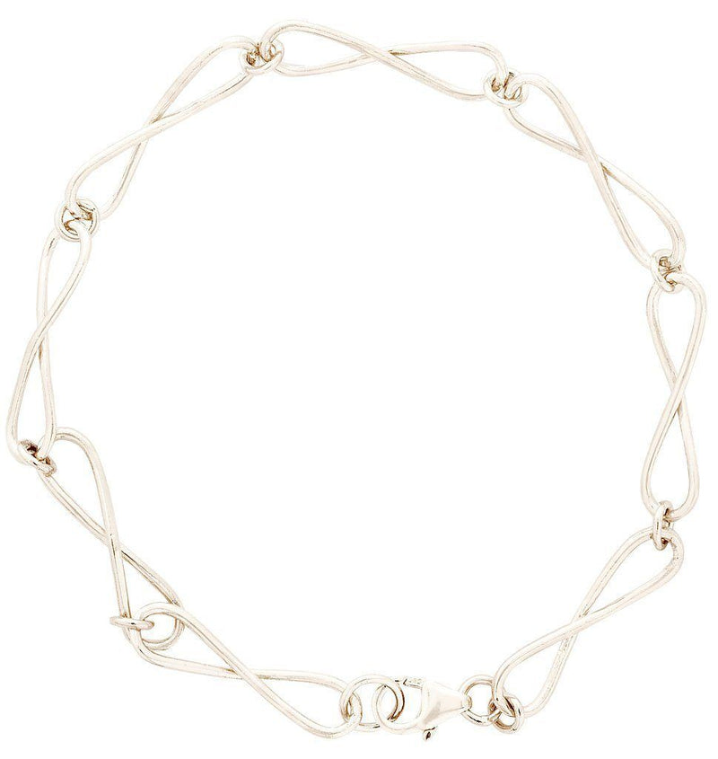 Large Infinity Bracelet Jewelry Helen Ficalora 14k White Gold