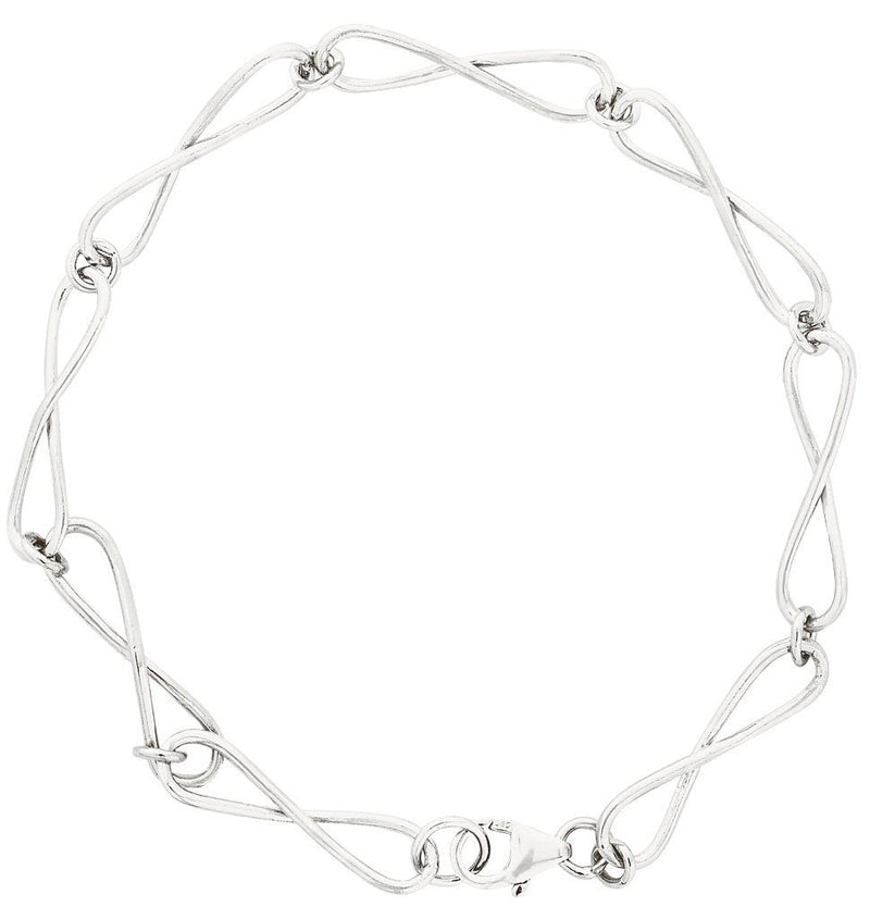 Large Infinity Bracelet Jewelry Helen Ficalora Sterling Silver 
