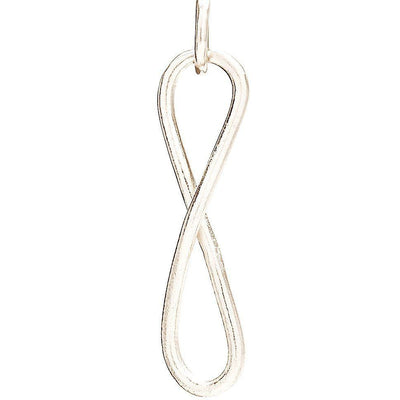 Helen Ficalora 14k White Large Infinity Gold Charm for Necklaces