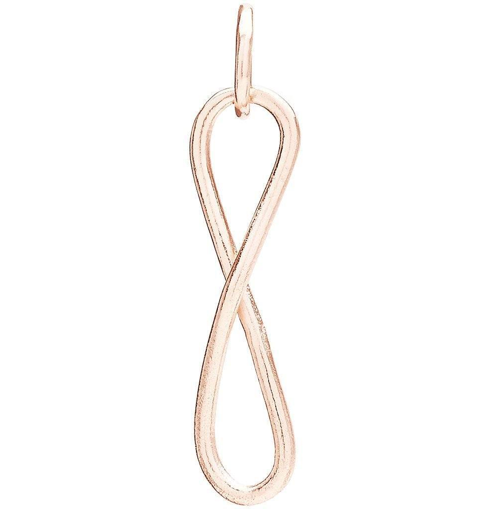 Helen Ficalora 14k Rose Large Infinity Gold Charm for Necklaces