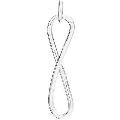 Helen Ficalora Sterling Silver Large Infinity Gold Charm for Necklaces