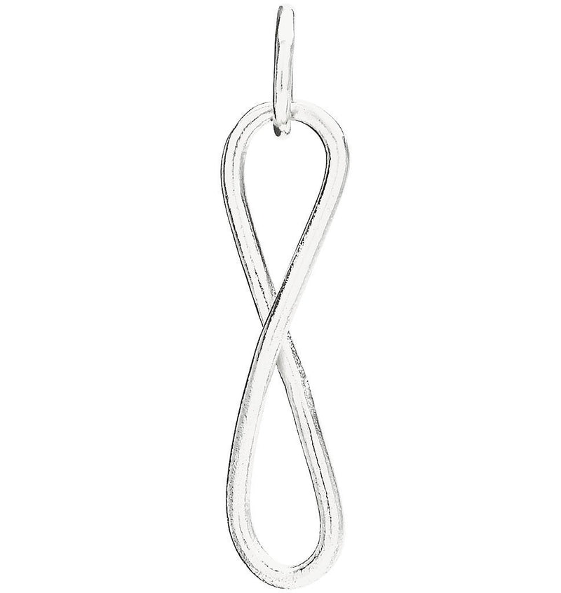 Helen Ficalora Sterling Silver Large Infinity Gold Charm for Necklaces