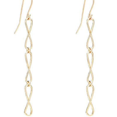 Delightful 22 Karat Yellow Gold Bell Motif Drop Earrings