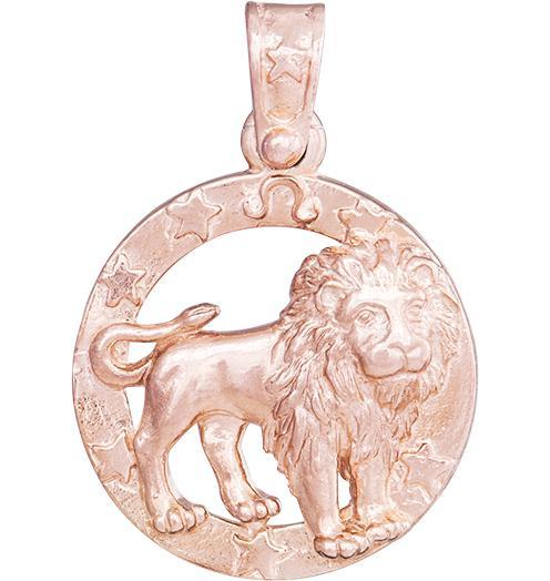 Large Leo Zodiac Charm Jewelry Helen Ficalora 14k Pink Gold