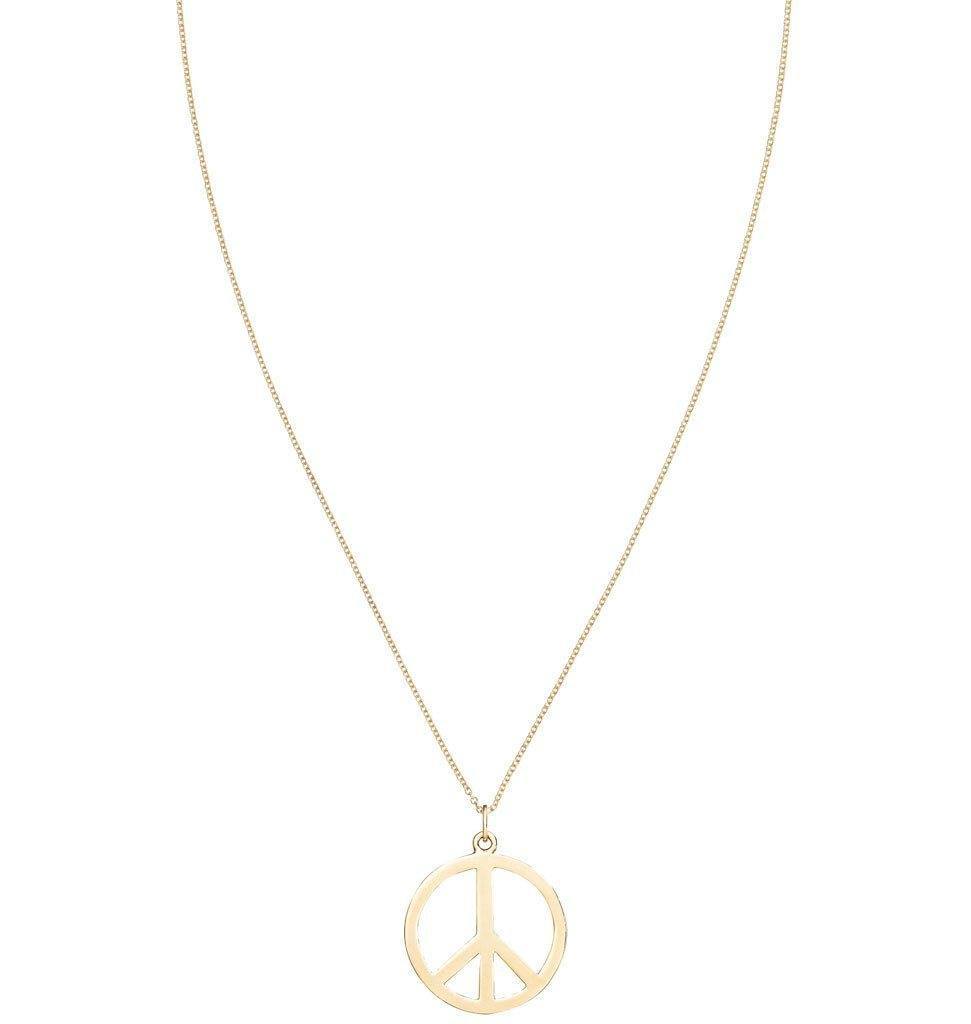 Large Peace Sign Cutout Charm Jewelry Helen Ficalora For Necklaces And Bracelets