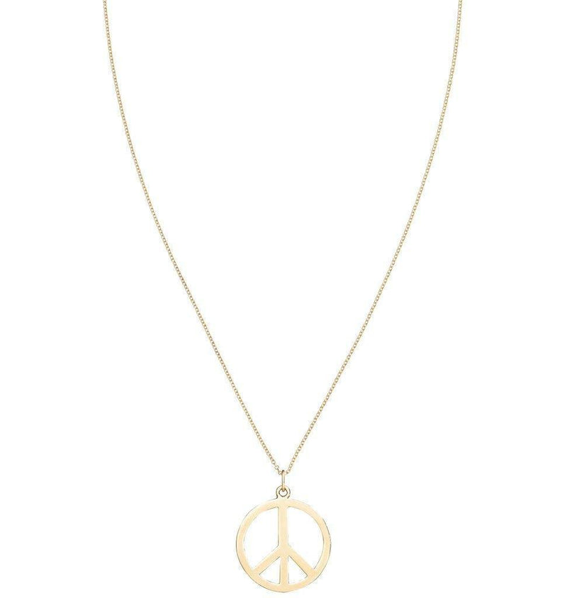 Large Peace Sign Cutout Charm Jewelry Helen Ficalora For Necklaces And Bracelets