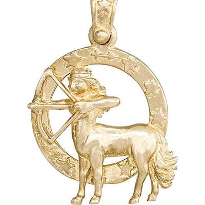 Helen Ficalora 14k Gold Sagittarius Pendant Charm