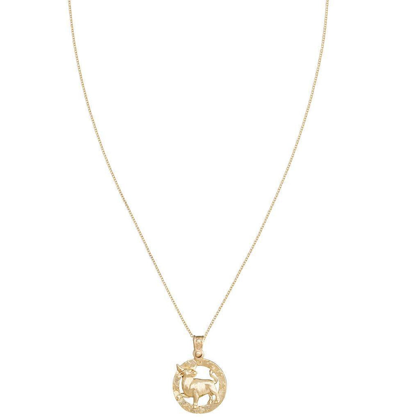 Large Taurus Zodiac Charm Jewelry Helen Ficalora 