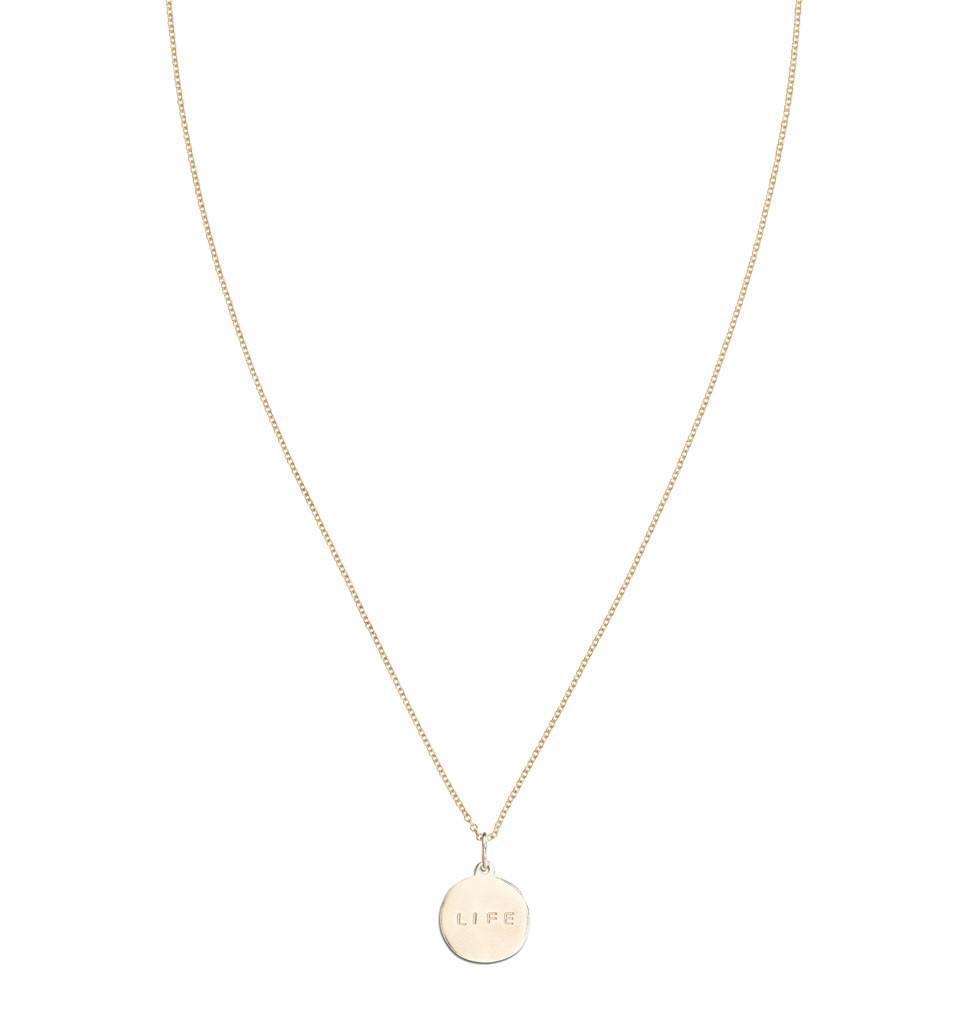 "Life" Disk Charm Jewelry Helen Ficalora 