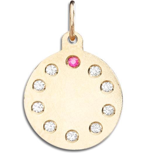Linda Mancuso Charm Pave Diamonds Jewelry Helen Ficalora 14k Yellow Gold For Necklaces And Bracelets