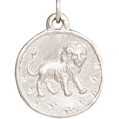 Lion Coin Charm Jewelry Helen Ficalora 14k White Gold