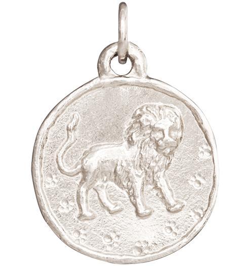 Lion Coin Charm Jewelry Helen Ficalora 14k White Gold