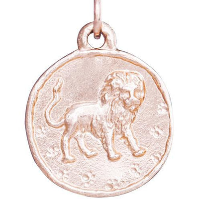 Lion Coin Charm Jewelry Helen Ficalora 14k Pink Gold