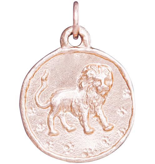 Lion Coin Charm Jewelry Helen Ficalora 14k Pink Gold