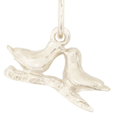 Love Birds Mini Charm Jewelry Helen Ficalora 14k White Gold