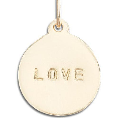 Helen Ficalora Gold "Love" Charm