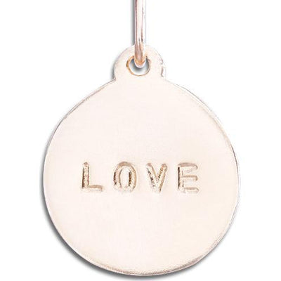 Helen Ficalora Gold "Love" Charm