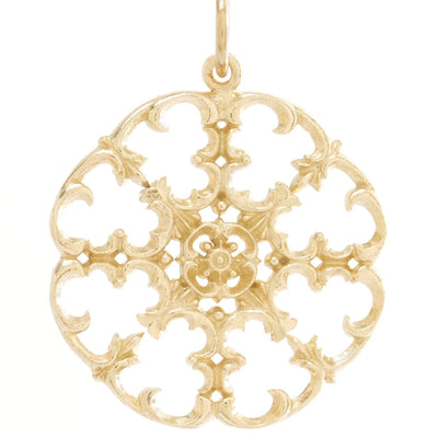 Medium Filigree Charm Jewelry Helen Ficalora 14k Yellow Gold