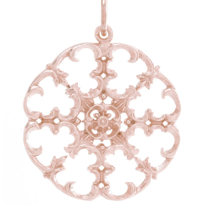 Medium Filigree Charm Jewelry Helen Ficalora 14k Pink Gold