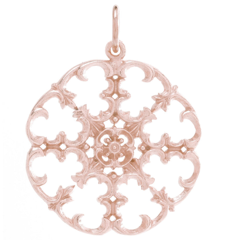 Medium Filigree Charm Jewelry Helen Ficalora 14k Pink Gold