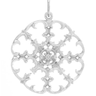 Medium Filigree Charm Jewelry Helen Ficalora Sterling Silver 